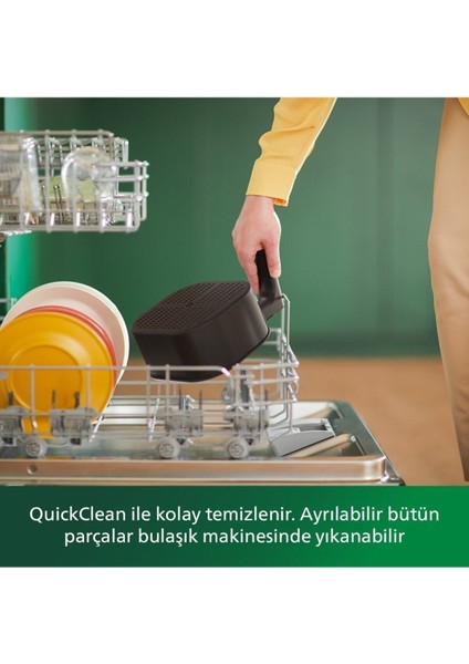 Sağlıklı ve Pratik Kullanım Için 1000 W Hava Fritözü, Siyah Renk Seçeneği modelleri