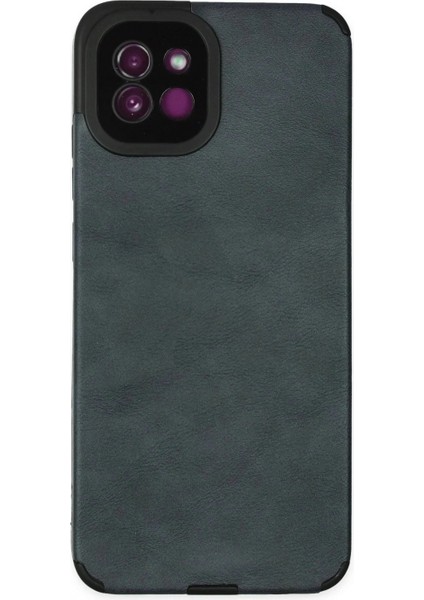 Samsung Galaxy A03 Kılıf Loop Deri Silikon - Lacivert