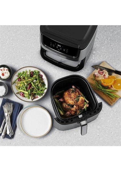 8 Programlı, Dokunmatik Lcd, 7 L Kapasiteli Airfryer, Çok Renkli, Kullanışlı ve Şık Tasarım indirimleri
