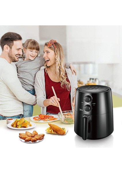 Yağsız Fritöz Siyah MF-TN35A2 Sağlıklı ve Pratik Kullanım fiyatları