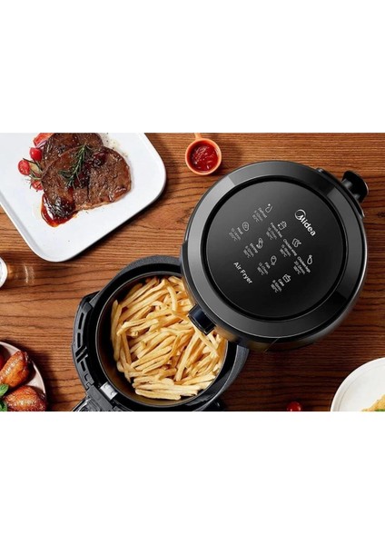 Yağsız Fritöz Siyah MF-TN35A2 Sağlıklı ve Pratik Kullanım fırsatları