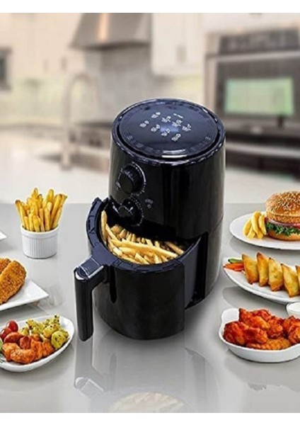 Yağsız Fritöz Siyah MF-TN35A2 Sağlıklı ve Pratik Kullanım