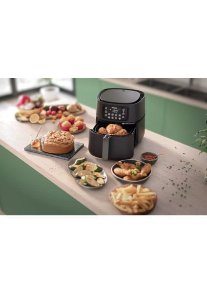 Genç ve Şık Tasarım, Yüksek Performanslı 2000W Airfryer, Xxl Boyut, Bağlantılı Kullanım indirimleri