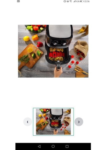 Yağsız Fritöz 6.5l Siyah, Sağlıklı ve Pratik Mutfak Aleti fırsatları