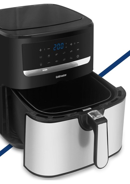 1800W 9,2l Dijital Hava Fritözü, 3xl Kapasiteli, Çok Fonksiyonlu, Sağlıklı Pişirme fiyatları