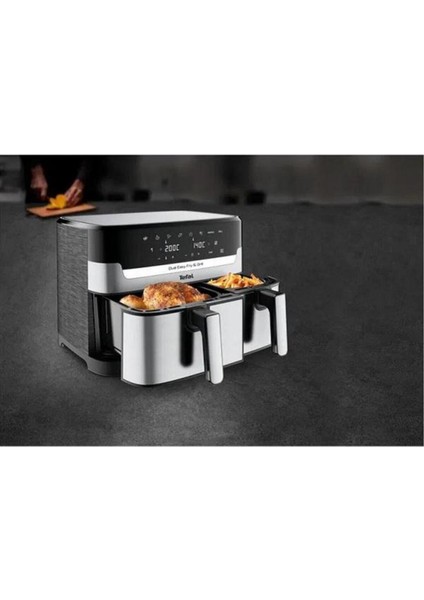 Gri Dual Sepetli Elektrikli Fritöz, Sağlıklı ve Hızlı Pişirme Aleti fiyatları