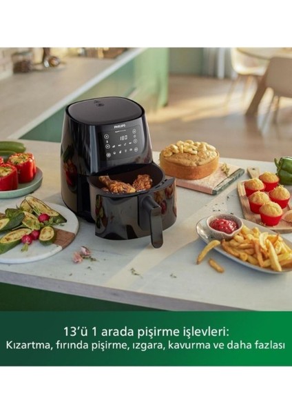 Siyah L Boy Airfer Sıcak Tutma, Yıkanabilir, 7 Ayar, %70 Tasarruf