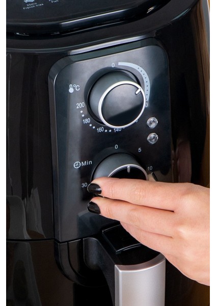 5.5l Air Fryer, Siyah, Sağlıklı ve Pratik Pişirme Cihazı indirimleri