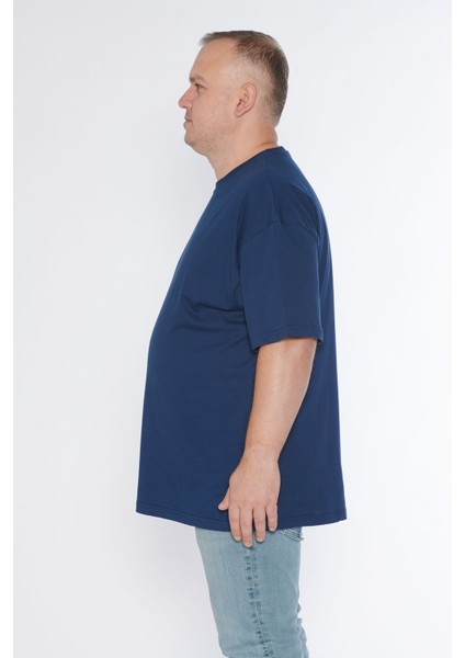 Erkek Bisiklet Yaka %100 Pamuk Oversize T-Shirt indirimleri