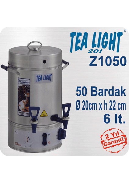 Gri Tealight Çay Makinası, 50 Adet, 6 Litre, Kaliteli ve Kullanışlı Tasarım fiyatları