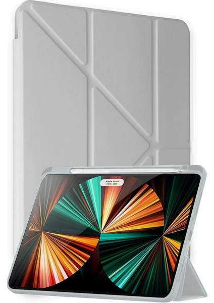 Depomix Newface Huawei Honor Pad X9A Kalemlikli Mars Tablet Kılıfı - Gri