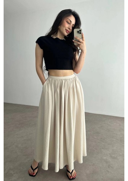 Cepli Keten Etek Bej KZ24 fırsatları