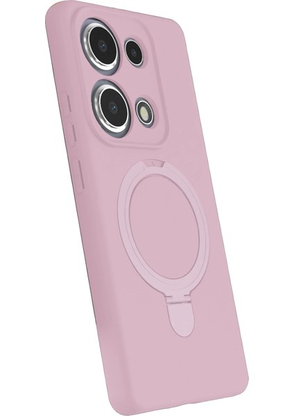 Depomix Newface Xiaomi Redmi Note 13 Pro 4g Regal Magsafe Standlı Kapak - Açık Pembe fiyatları