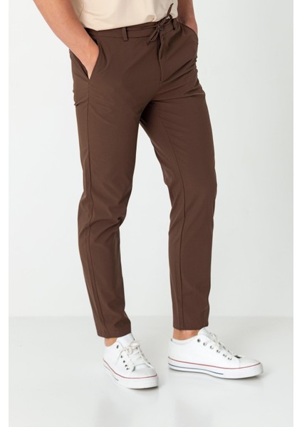Erkek Beli Lastikli Likralı Bağcıklı Rahat Kumas Pantolon fiyatları