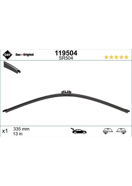 Bmw X3 F25 Arka Silecek (2011-2015) | Swf 119504