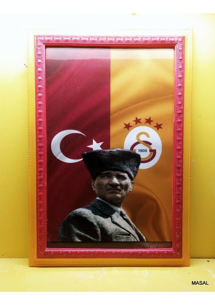 51X35CM Galatasaray Temalı Dekoratif Tablolar fırsatları