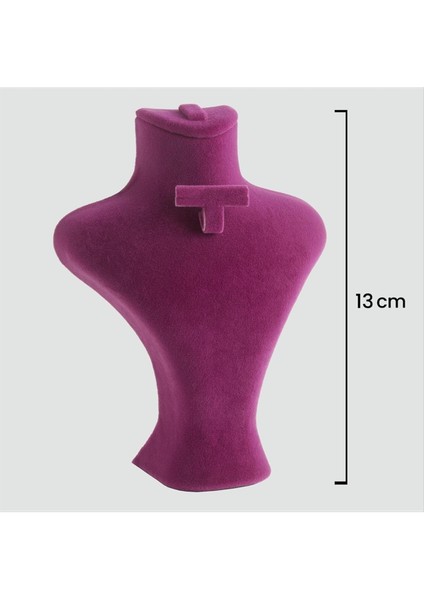 Depomix 13 cm Takım Manken Anfora Kumaş-Mor