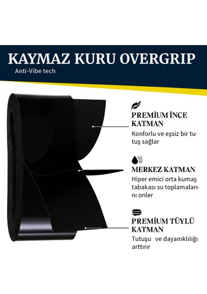 Tenis Raketi Için Kaymaz Overgrip 1 Adet fiyatları
