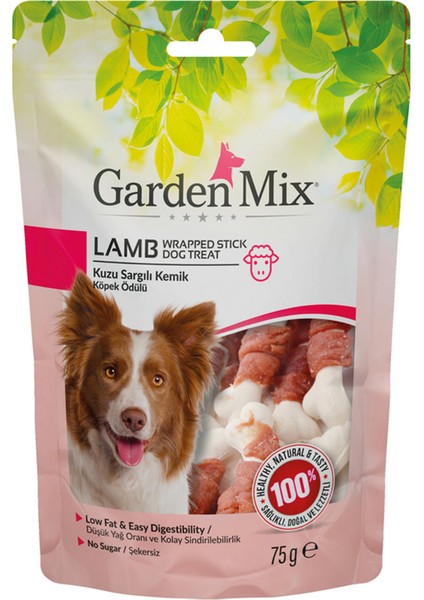 Zengezur Garden Mix Kuzu Sargili Kemik Köpek Ödülü 75 gr x 4 Adet