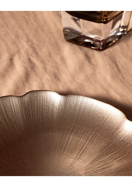 Branche Servis Tabağı - 28 cm - Turuncu