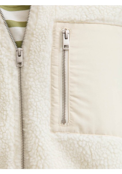 Teddy Beyaz Erkek Ceket 12284775 indirimleri