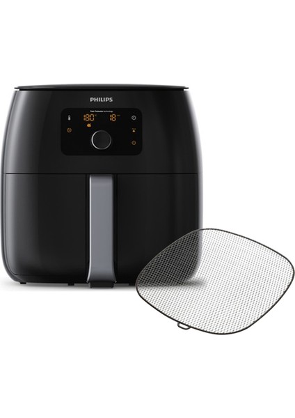 Genç ve Sağlıklı Pişirme Için Büyük Boy Hava Fritözü, Isıtıcı Izgara Hediye ile