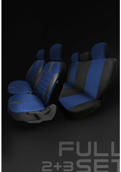 Ford Kuga 2008-2012 Trend – Ticari Araç 2+1 Uyumlu Vira GrindSport Koltuk Kılıfı – Mavi Siyah, Kolay Montaj fırsatları