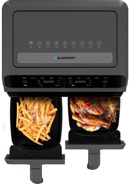 Çift Hazneli Siyah Hızlı ve Sağlıklı Pişirme Cihazı fiyatları