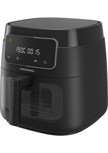7,6 Litre Camlı Airfryer Siyah & Beyaz, Geniş ve Sağlıklı Pişirme Deneyimi fırsatları