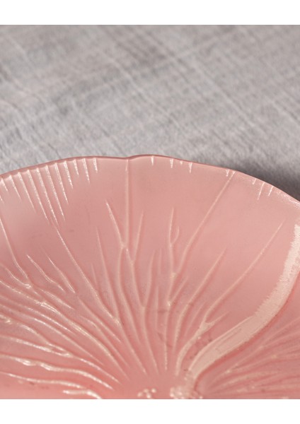 Violette Pasta Tabağı - 21 cm - Soft Pembe