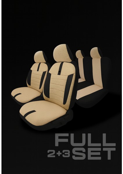 Land Rover Freelander 1997-2003 5 Kapı – Ticari Araç 2+1 Uyumlu Vira GrindSport Koltuk Kılıfı – Bej Siyah, Kolay Montaj fırsatları