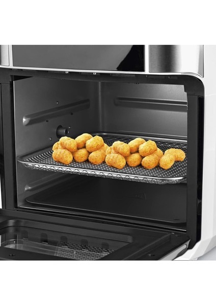 Döner Hazne 10 Ön Ayarlı Dijital 12L 1800W Sıcak Hava Fritözü Siyah modelleri