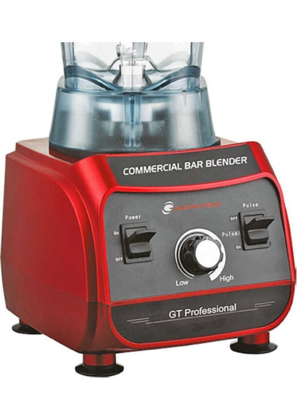 Yüksek Güçlü 1500W Profesyonel Çift Hızlı Bar Blender 2l Kırmızı fiyatları