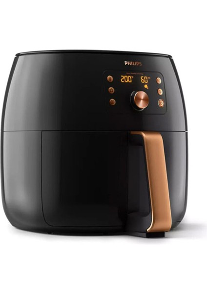 Kompakt ve Şık Siyah Hava Fritözü, Sağlıklı Pişirme Keyfi Sağlar