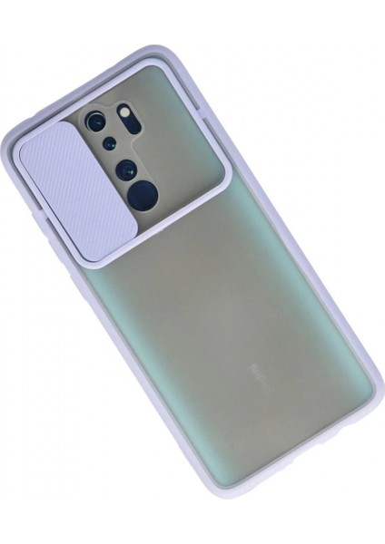 Xiaomi Redmi Note 8 Pro Kılıf Palm Buzlu Kamera Sürgülü Silikon - Lila fiyatları