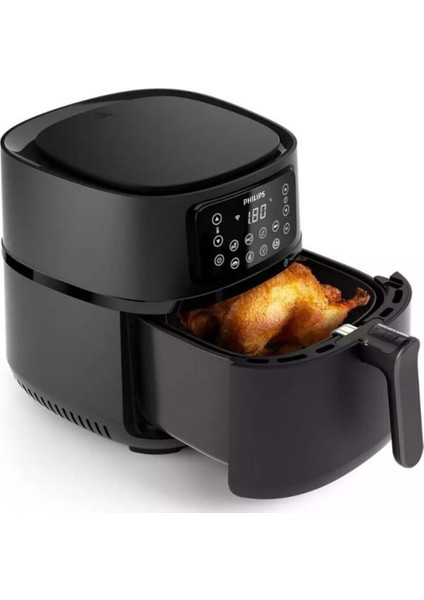 5000 Serisi Xxl Bağlantılı Hava Fırını, Siyah, Yüksek Kapasiteli, Pratik ve Sağlıklı Pişirme fırsatları