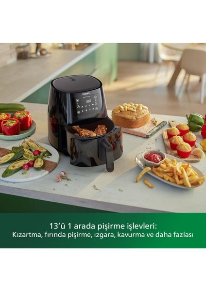 7 Önayar Dokunmatik Ekranlı 13'ü 1 Arada Pişirme ve 4,1 Lt Airfryer + Lambader indirimleri