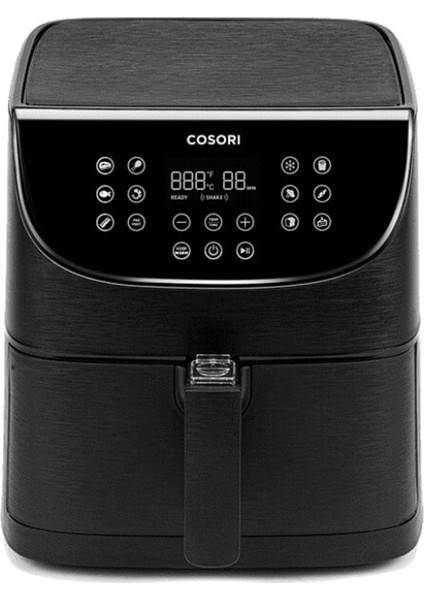 Yüksek Performanslı 5.5l Hava Fritözü, 1700W, Şık Siyah Renk