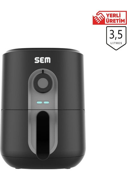 Yağsız Kızartma Sıcak Hava Fritöz Siyah 1000W fiyatları