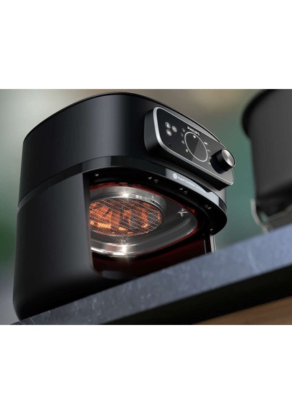 Yüksek Hacimli, Çok Fonksiyonlu, Bağlantılı, 8 Ön Ayar, Geniş Kapasiteli Airfryer indirimleri