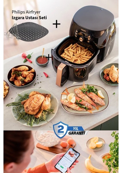 Izgara Usta Seti ve 7,3 Litre Airfryer ile Sağlıklı Pişirme Keyfi