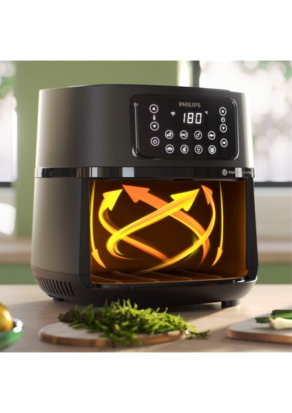 5000 Serisi Xxl Hava Fritözü Siyah, Sağlıklı ve Pratik Mutfak Arkadaşı