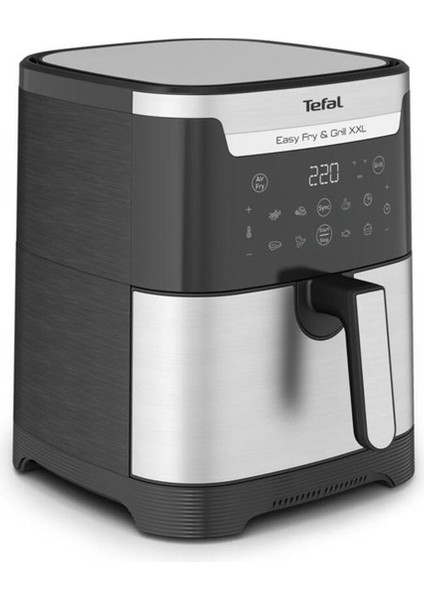 6,5l 8 Programlı 2'si 1 Arada Fritöz Siyah, Iki Farklı Yiyecek Hazırlama modelleri