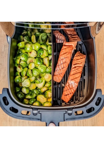 6,5l 8 Programlı 2'si 1 Arada Fritöz Siyah, Iki Farklı Yiyecek Hazırlama indirimleri