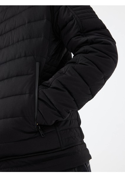 Regular Fit Siyah Erkek Mont LF2040348 indirimleri