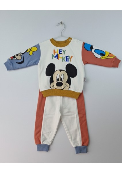 Hey Figürlü Penye 2li Pijama Takımı (6 - 24AY)