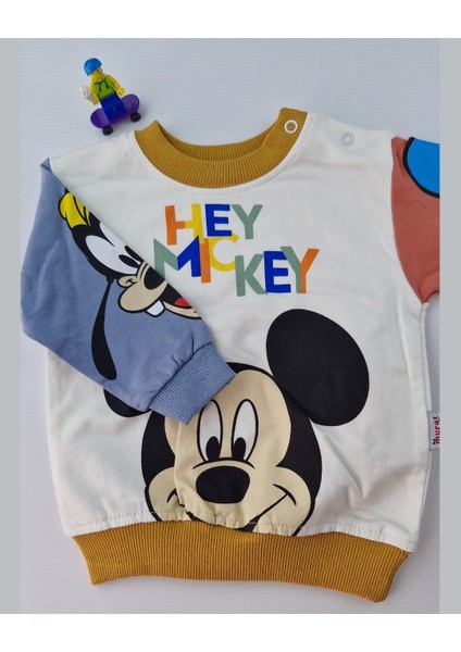 Hey Figürlü Penye 2li Pijama Takımı (6 - 24AY)