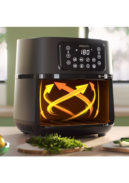 Beyaz Airfryer 5000 Serisi Xxl, Sağlıklı ve Pratik Yemek Hazırlama Cihazı