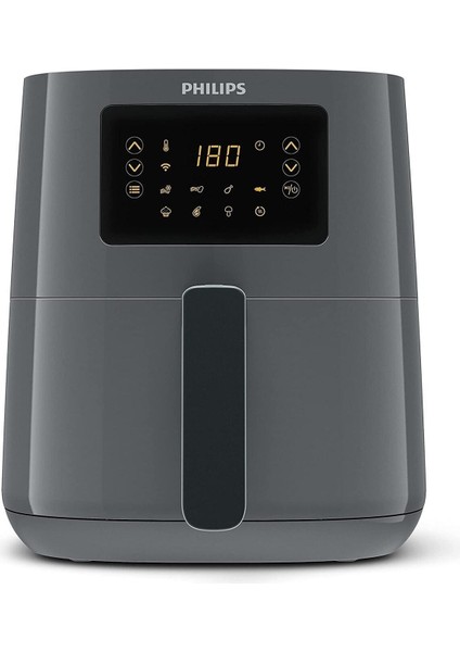 Gri 4.1l 0.8kg Airfryer, Uzaktan Bağlantılı, Yağsız, Hızlı ve Kullanışlı Cihaz