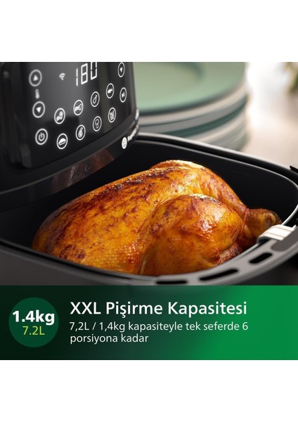 Büyük Kapasiteli Hava Fritözü, Çok Fonksiyonlu, Hızlı ve Sağlıklı Yemek Pişirme